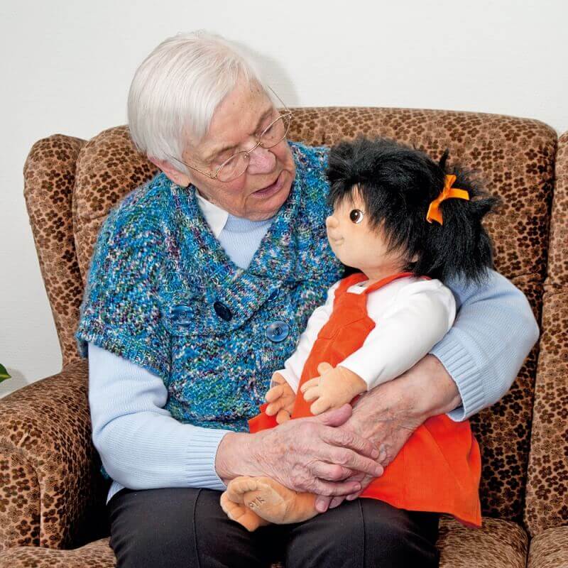 peluche d'empathie pour Alzheimer